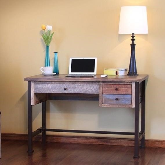 Distressed writing outlet desk